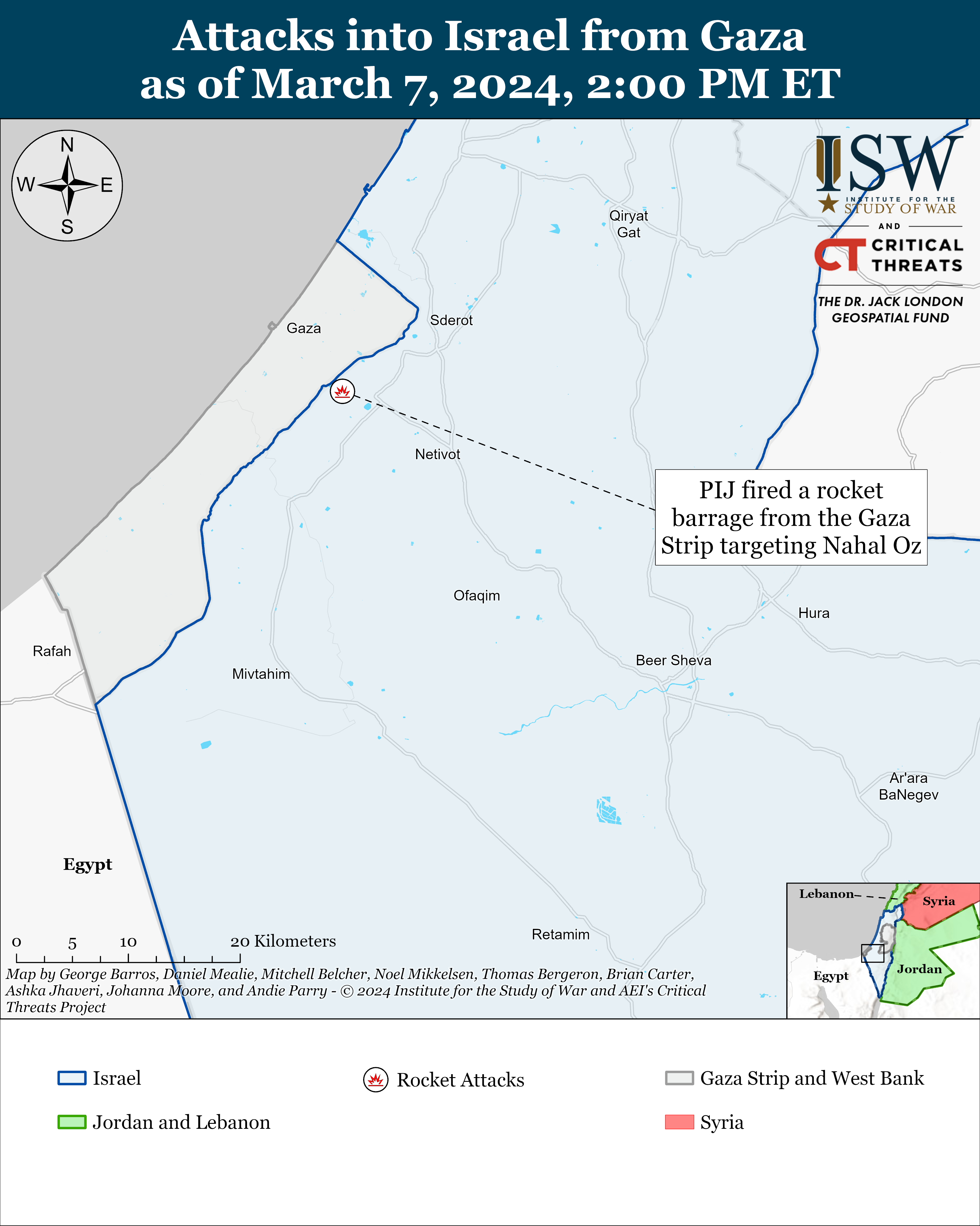 ISW Blog: Iran Update, March 7, 2024